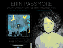 Tablet Screenshot of erinpassmore.com